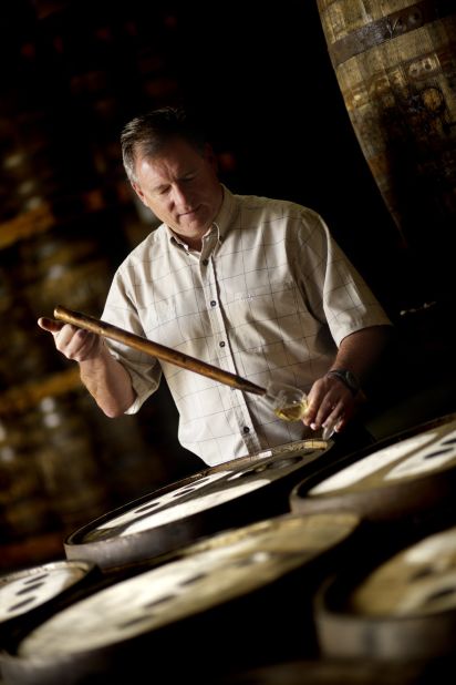 Master Distiller, Andy Watts is the sixth manager to hold the title since the distillery was founded in the 1800s. The former professional cricketer from England started working at the distillery in 1990.