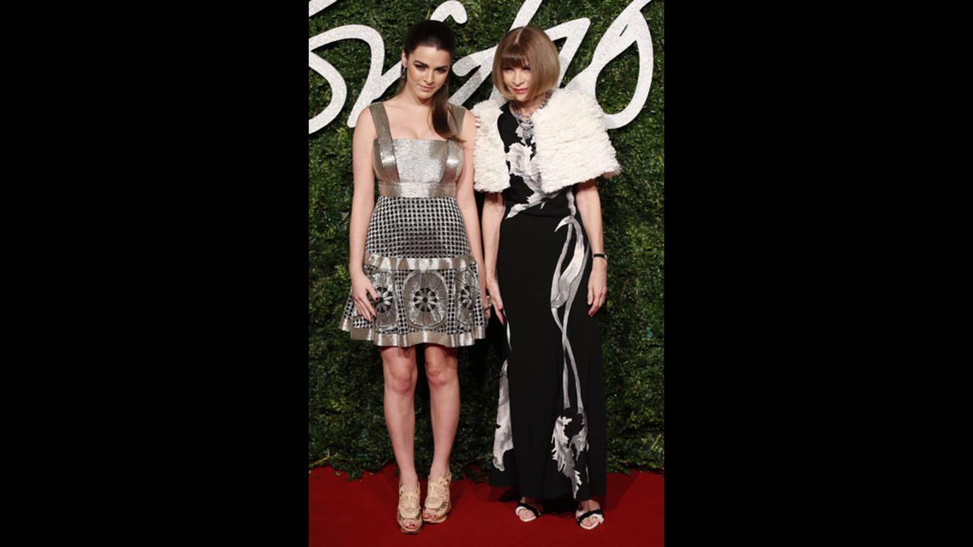 <a href="http://www.vogue.co.uk/" target="_blank" target="_blank"><em>Vogue</em></a><em> </em>editrix Anna Wintour (seen here with daughter Bee Shaffer) accepted the BFC Outstanding Achievement bestowed by controversial designer Jean Galliano. <br /><br />His deeply personal speech marked the designer's first appearance in front of the fashion forum <a href="http://edition.cnn.com/2011/WORLD/europe/09/08/france.designer.trial/index.html?iref=allsearch">since the anti-Semitic outburst </a> that saw him fired from his post as creative director of Dior in 2011, and comes just months before his debut as creative director of Maison Martin Margiela.  