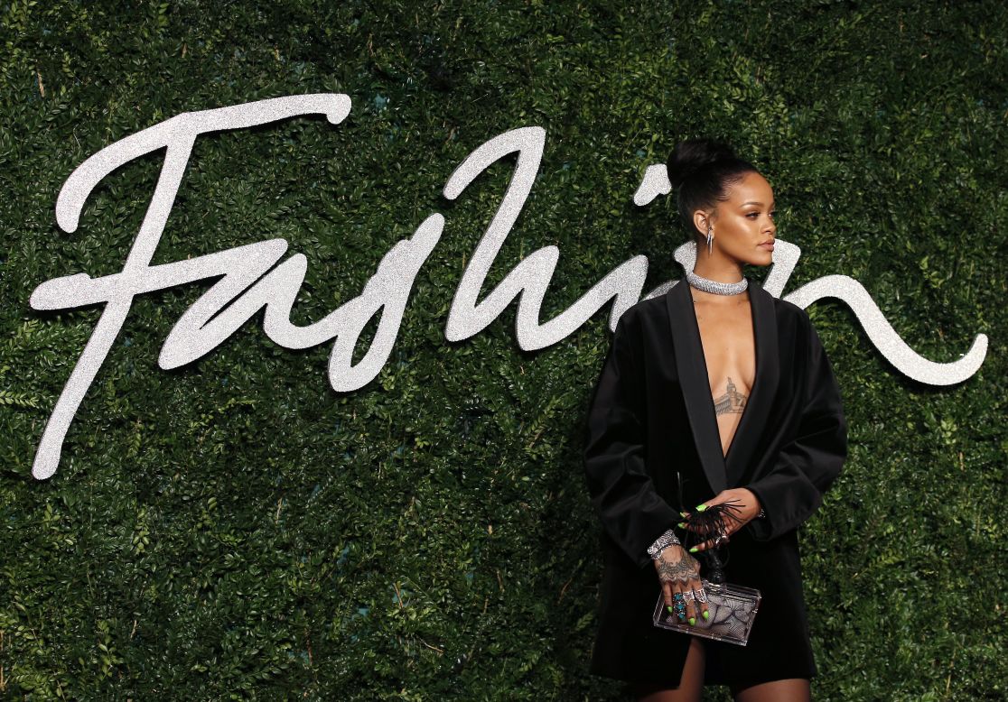 The industry types weren't the only ones attracting attention last night. Rihanna continued her reign as the red carpet's most courageous dresser in a plunging Stella McCartney blazer.