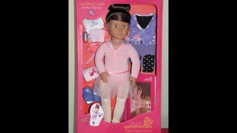 It's not the doll, but the yo-yo that comes with the Our Generation: Sydney Lee and "Stars in Your Eyes" doll that could be a choking hazard for small children.