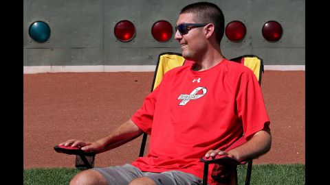 Former Boston College baseball captain Pete Frates suffers from ALS, the degenerative disease that affects the brain, and can no longer walk or speak. But he's no quitter. With the help of his family Frates inspired the ALS Ice Bucket Challenge movement <a href="http://www.cnn.com/2014/08/13/tech/ice-bucket-challenge/">that swept Facebook in August</a> and raised more than $100 million to fight the disease.