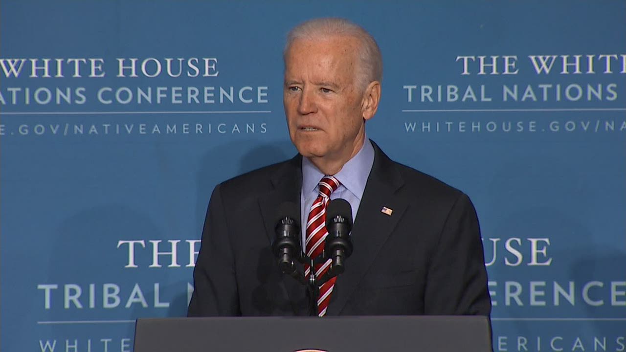 Vice President Joe Biden had tough words for Russian President Vladimir Putin.