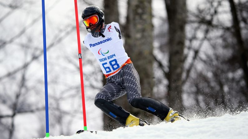 Armenian skier Mher Avanesyan competes in the men's slalom Thursday, March 13, at the Winter Paralympic Games. The Paralympics were held in Sochi, Russia, just like the Olympics. <a href="index.php?page=&url=http%3A%2F%2Fwww.cnn.com%2F2014%2F03%2F08%2Fworld%2Fgallery%2Fparalympics-2014%2Findex.html">See more photos from the Paralympics</a>