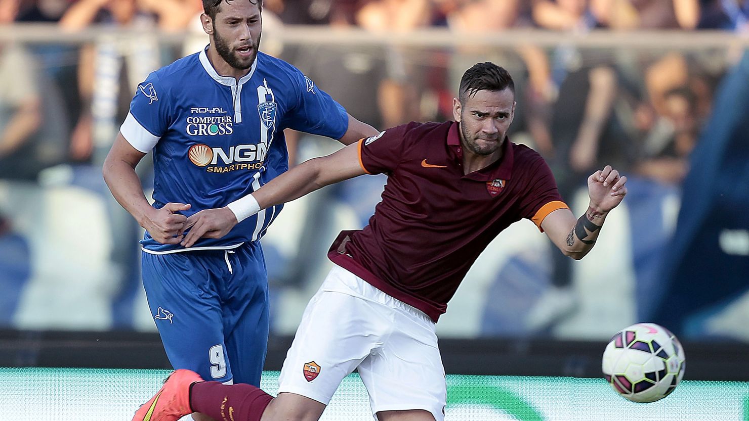 Leandro Castan was taken off against Empoli after complaining of dizziness.