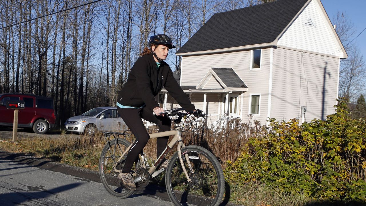<strong>October 30:</strong> Kaci Hickox leaves her home in Fort Kent, Maine, to take a bike ride with her boyfriend. State authorities wanted Hickox, a nurse who treated Ebola victims in West Africa, to avoid public places for 21 days -- the virus' incubation period. But Hickox, who twice tested negative for Ebola, <a href="http://www.cnn.com/2014/10/30/health/us-ebola/index.html">said she would defy efforts</a> to keep her quarantined at home.
