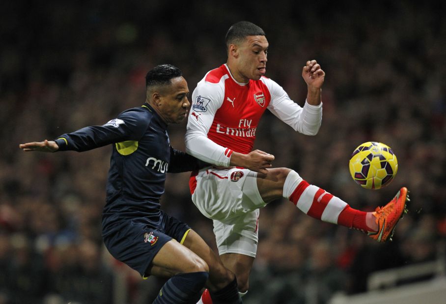 Arsenal grabbed a fortunate late winner to see off Southampton 1-0 during a closely fought contest in north London.