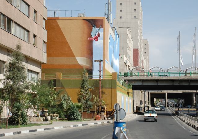 <strong>Mehdi Ghadyanloo</strong><br /><br />Careful on Tehran's roads: Ghadyanloo has painted over 100 murals across the Iranian capital, giving unsuspecting drivers good reason to do a double take, as the fantasy blends in with the real. 