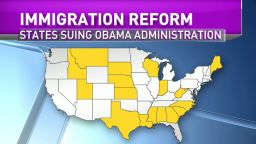 immigration reform states suing Obama Lead gfx