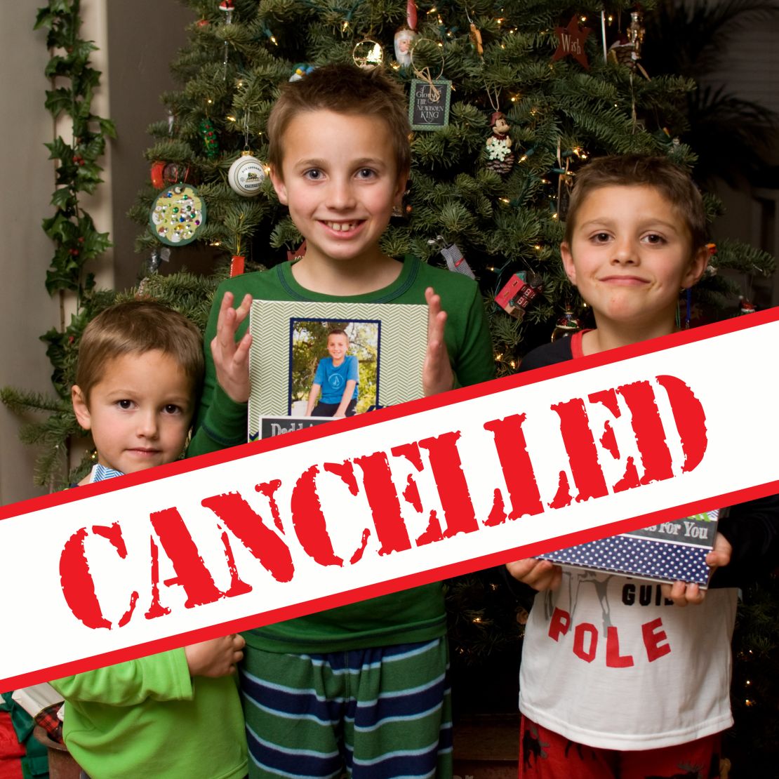 Christmas was canceled when the Henderson boys wouldn't behave