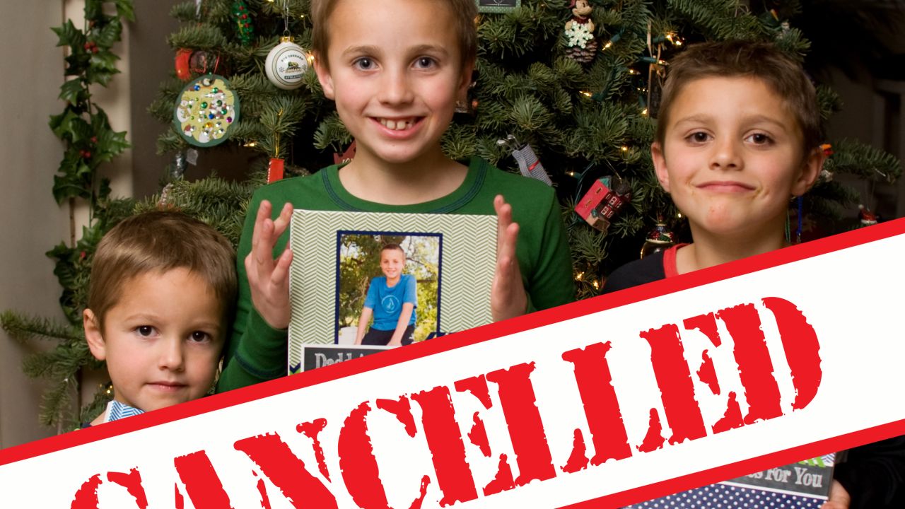 Christmas was canceled when the Henderson boys wouldn't behave