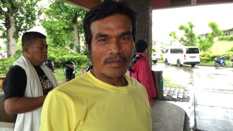 Fisherman Joseph Pedrero lost 11 members of his family, including his wife, children and mother, during Typhoon Haiyan.