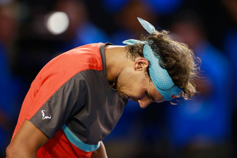 Nadal injured his back in the warmup and fell to Swiss Stan Wawrinka in four sets in Melbourne. 