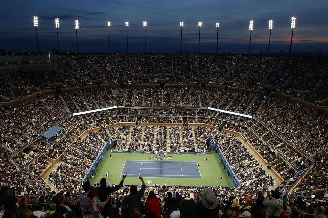 The U.S. Open houses the biggest regularly used tennis stadium in the world but Nadal didn't get an opportunity to play on Arthur Ashe Stadium in 2014 because he was sidelined with a wrist problem.