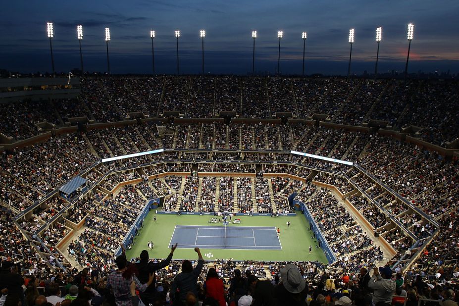 The U.S. Open houses the biggest regularly used tennis stadium in the world but Nadal didn't get an opportunity to play on Arthur Ashe Stadium in 2014 because he was sidelined with a wrist problem. 