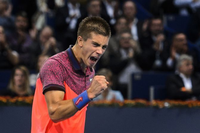 The health issues weren't over for Nadal. He played with appendicitis in the fall and lost to then 17-year-old Borna Coric in Basel.