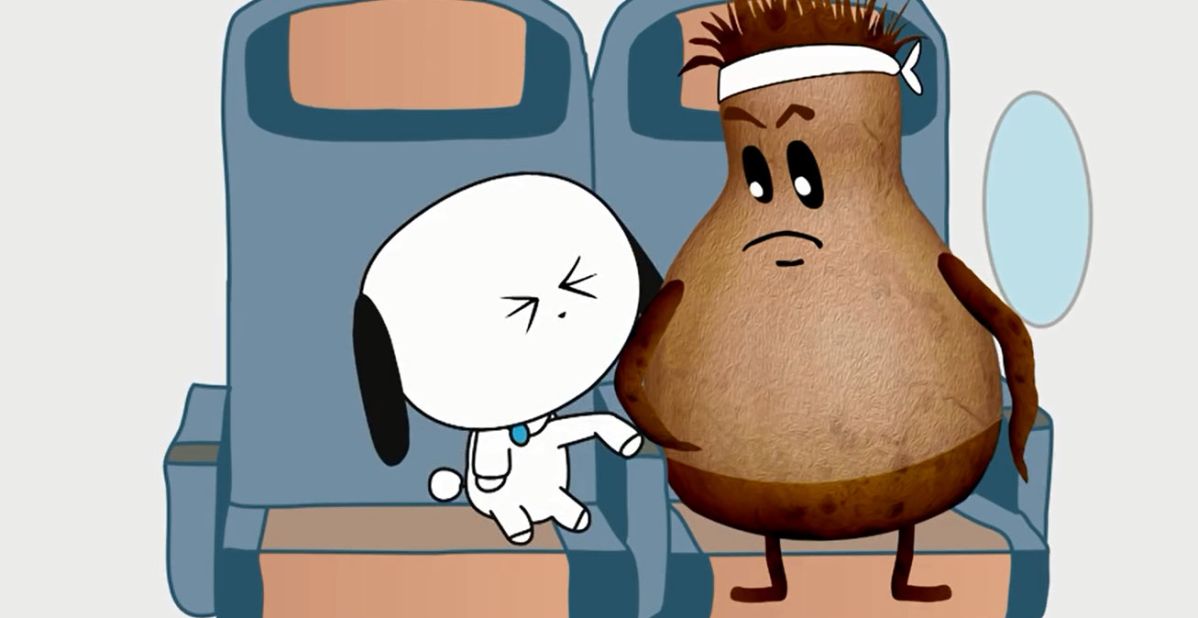 Soarigami has created a folksy "Annoying Passenger Anthem," complete with cartoon video, to promote its product. 