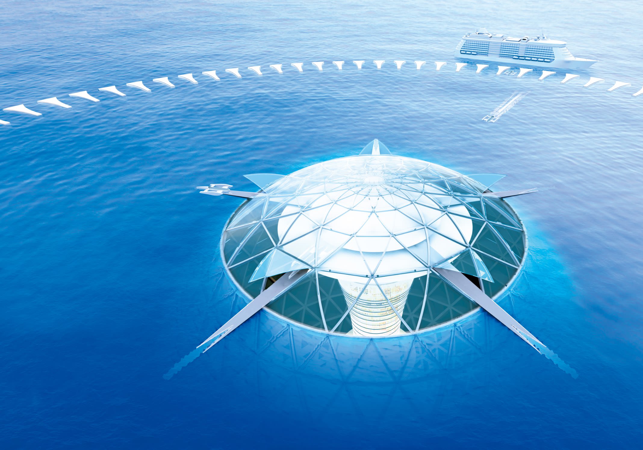 Insane Ocean Spiral proposed as giant underwater city