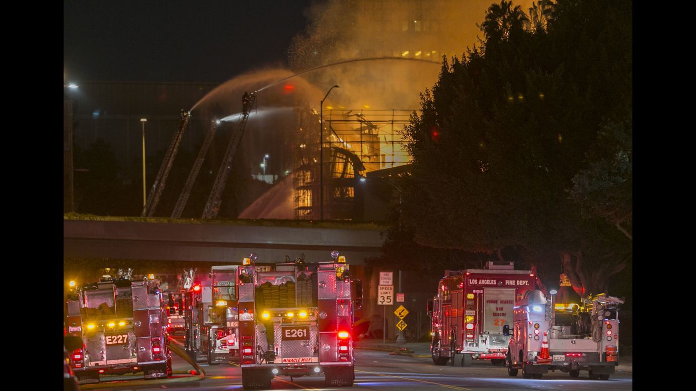 It took 250 firefighters to get the massive fire under control. No one was hurt.