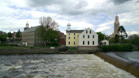 Slater Mill Historic Site is part of the Blackstone River Valley, the area known as the birthplace of the American Industrial Revolution that runs through Rhode Island and Massachusetts. It's officially a National Heritage Corridor but will become a park unit. 