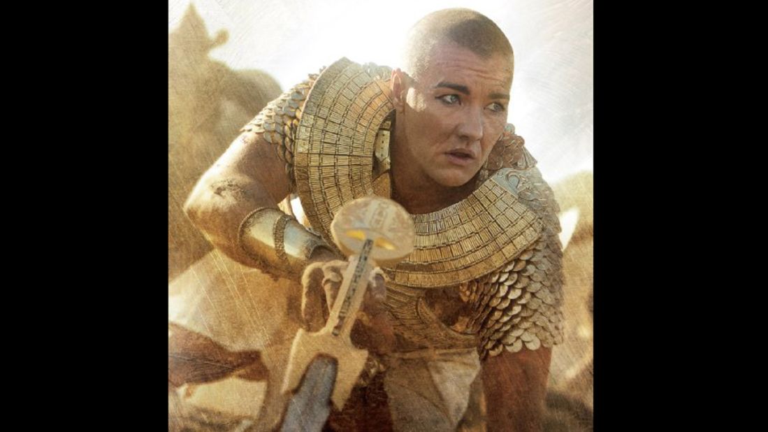 Australian actor Joel Hedgerton plays the Egyptian pharaoh Ramses in the new movie "Exodus." Historians have debated the racial makeup of ancient Egyptians for 200 years, but in the new film they are almost all white. 