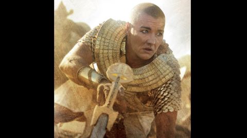 Australian actor Joel Hedgerton plays the Egyptian pharaoh Ramses in the new movie "Exodus." Historians have debated the racial makeup of ancient Egyptians for 200 years, but in the new film they are almost all white. 