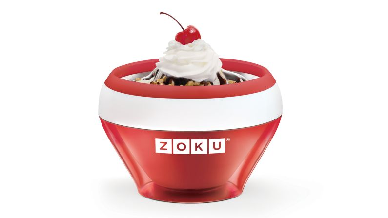 Here are 16 gift suggestions for the foodie or travel fiend in your life. This <a href="http://www.zokuhome.com/index" target="_blank" target="_blank">Zoku mini ice cream maker</a> ($26) is a good choice for anyone who enjoys creating their own kitchen concoctions. You put it in the freezer overnight, then add cream, sugar and whatever else (fruit, nuts, mint, etc.) you choose. As you stir, the mixture hardens within minutes into a single ice cream serving -- a sweet reward for all your work.