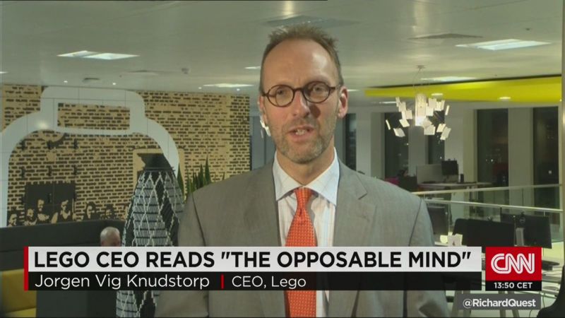 Lego boss reads The Opposable Mind