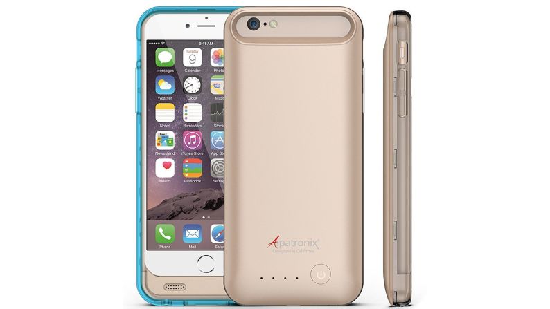 Smartphone battery life is a constant issue for travelers. Consider this <a href="http://alpatronix.com/products/bx140" target="_blank" target="_blank">Alpatronix charging case</a> for the iPhone 6 (the 4.7-inch model), which promises "well over" a 150% charge to last you all day. The case costs $46 and comes in several colors.