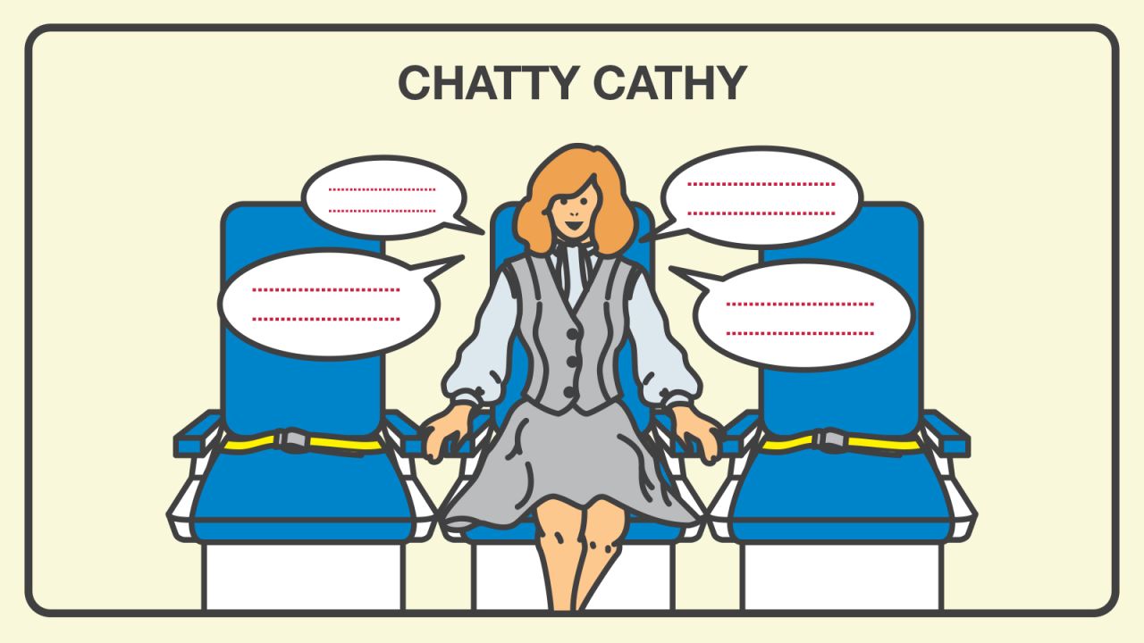 <strong>Big-time small talk: </strong>You may be excited to meet new people on your flight, but 40% of fliers find in-flight chatterboxes annoying. 