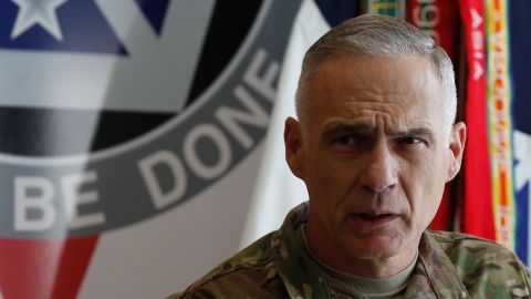 File photo: General James Terry speaks at a news conference in 2012.
