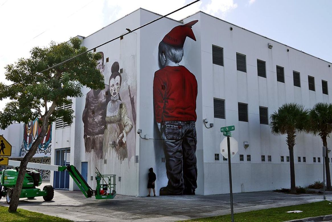 <strong>MTO</strong><br /><br />His most recent "No Art for poor kids" highlights the plight of Jose De Diego Middle School, on the edge of Miami's Wynwood gallery district, where last week's Art Basel parties kicked off. There, on the doorstep of the world's glitziest art-buying festival, a tight budget means <a href="http://www.huffingtonpost.com/jj-colagrande/wynwood-map-and-wada-to-transform-school_b_6017826.html" target="_blank" target="_blank">there's no money to hire an art teacher</a> and the 600 students are denied access to art. 