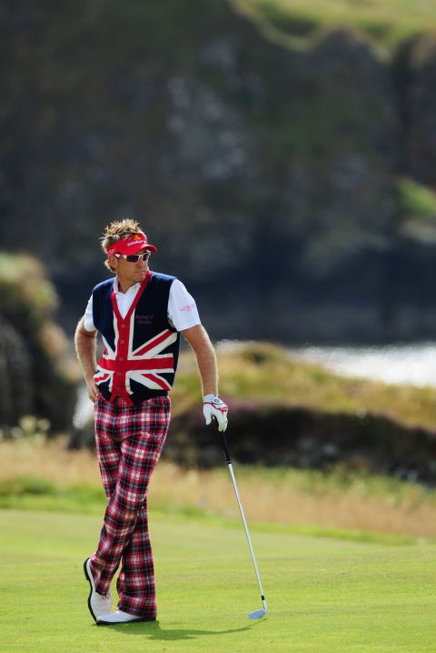 Clearly a fan of the British flag, Poulter sported it once again at the 2009 Open Championship in the form of this nifty vest.