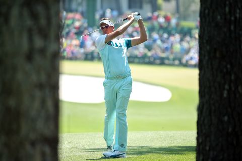 At the Masters earlier this year, Poulter looked in mint condition as he graced the famous Augusta National course.