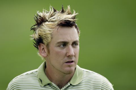 "Badger chic" was the order of the day when Poulter appeared for practice at the 85th U.S. PGA Championship in 2003.