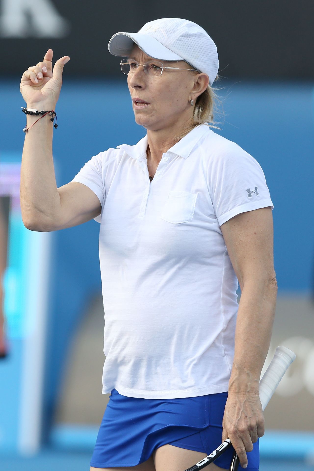Navratilova, who holds the Open Era record for total singles and doubles titles in the men's and women's game, did not have the same success with Agnieszka Radwanska.