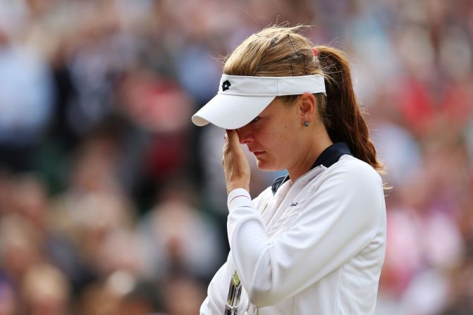 The Pole, still seeking her first grand slam title, had dropped to ninth in the rankings when they split after only a few months together in April 2015.