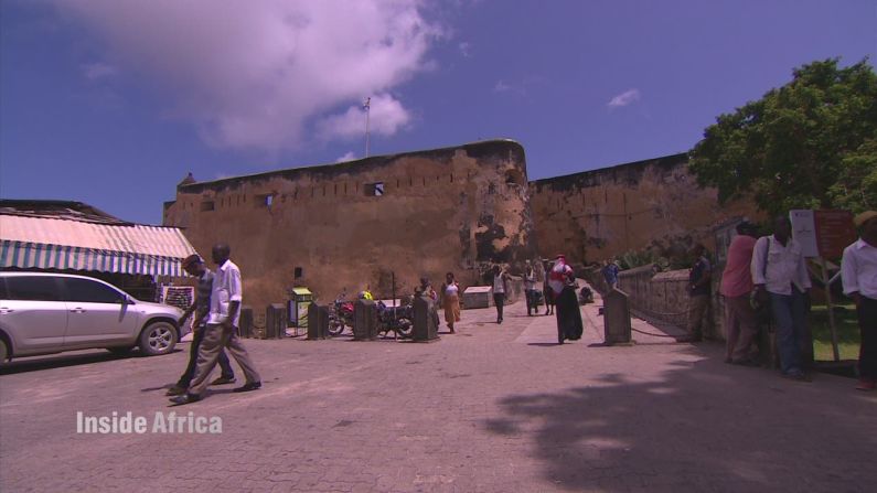The walls of Fort Jesus in Mombasa, Kenya, would have been one of the first sites Indian migrants would have seen when arriving in the East African country over 100 years ago. 