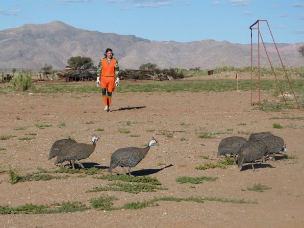 Pfannenstiel likes to play in the most unlikely of venues -- including the Namibian desert.