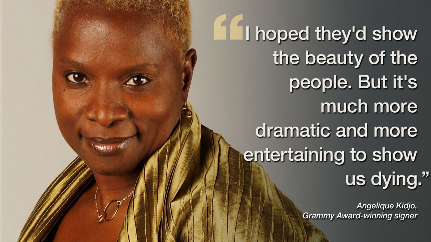 Ahead of her much anticipated performance at London's Southbank Centre in November, Grammy Award-winning singer-songwriter Angelique Kidjo had a few choice words to explain the<a href="http://edition.cnn.com/2014/11/12/world/africa/angelique-kidjo-do-i-look-ebola/index.html" target="_blank"> media's representation of "Fear-bola."</a> The celebrated artist is well-known for her outspoken personality, and she didn't disappoint fans. 