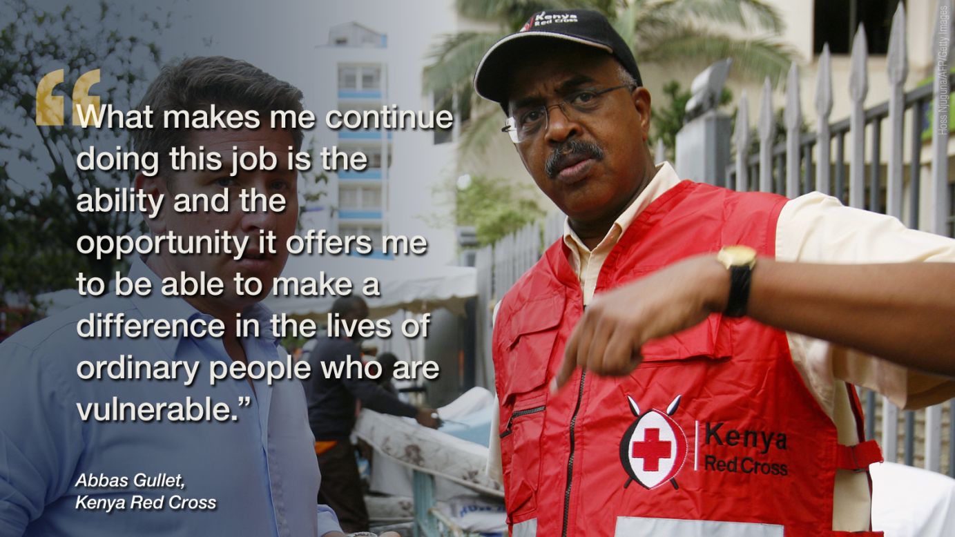 Six months after the horrific tragedy at Westgate shopping mall, the <a href="http://edition.cnn.com/2014/04/09/world/africa/how-would-you-handle-a-terrorist-attack/index.html">Kenya Red Cross boss Abbas Gullet</a> sat down with CNN to reveal how he bravely faced a terrorist attack on home soil. 