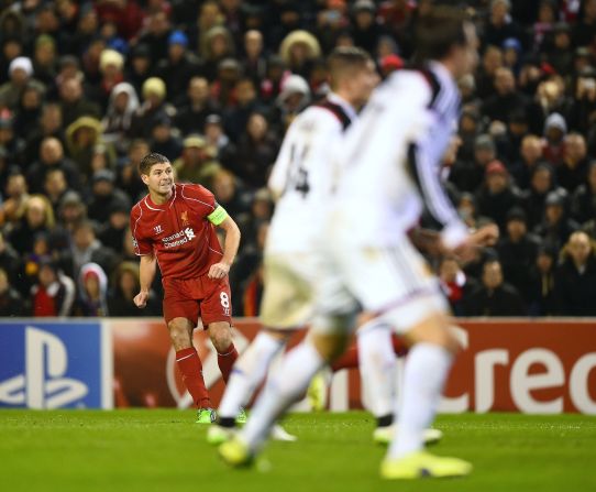 Gerrard gave Liverpool hope with a stunning free kick to draw his side level with nine minutes of normal time remaining.
