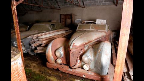 A pre-WW II Talbot-Lago found on the estate was driven by former Egyptian King Farouk, an auction house says.