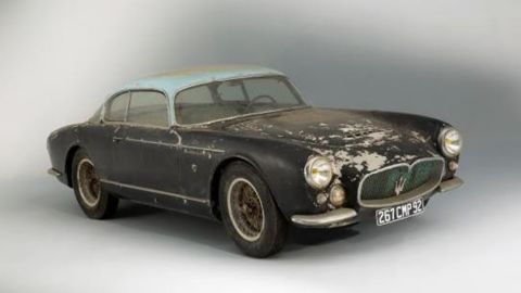 The Ferrari's roommate in the garage was a 1956 Maserati A6G Gran Sport Frua.