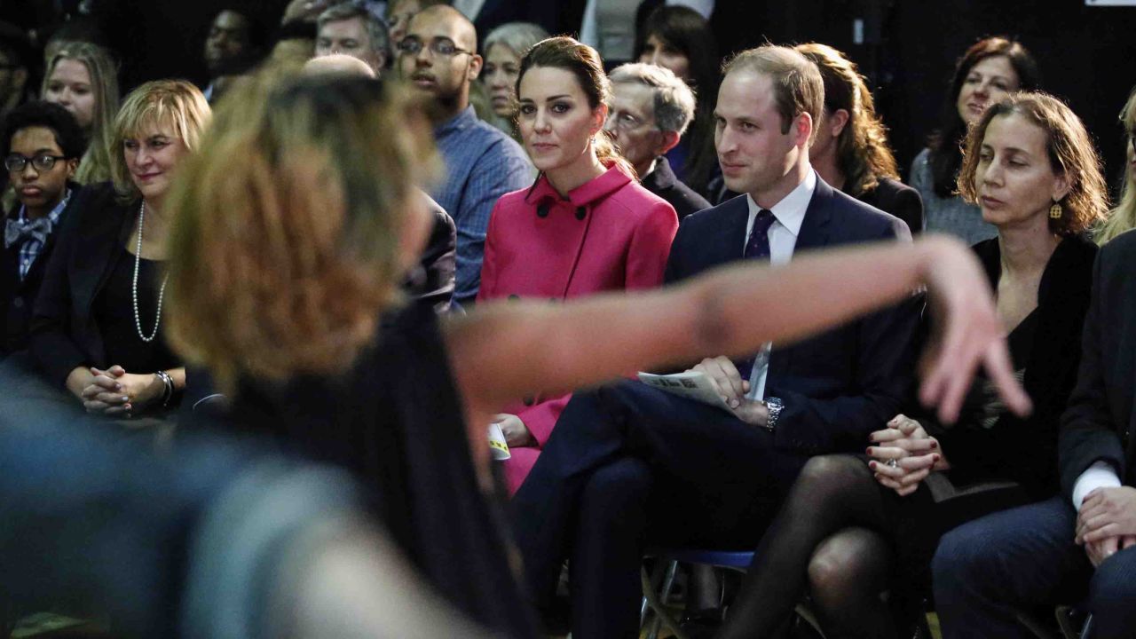 The royal couple attend a show presented by the organization The Door and the City Kids Foundation in New York on December 9.