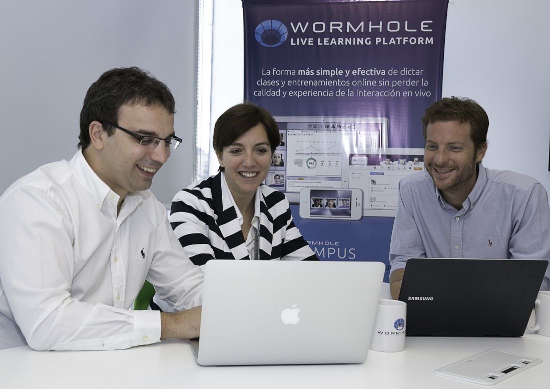 <strong>Company name:</strong> Wormhole<br /><br /><strong>Founded by:</strong> Sally Buberman<br /><br /><strong>Location:</strong> Argentina<br /><br /><strong>Description:</strong> Wormhole allows individual users, organizations and businesses to create their own online training center for a range of tasks and activities.<br /><br />The facility could be used by new starts to company's, long term employees looking to brush up on new skills or simply individuals looking to learn study something new.<br /><br />According to Galperin, this idea of "high quality, online and scalable education will disrupt traditional education in the coming decades. Wormhole has a great founding team and could lead this field."<br /><br /><strong>Key Figures:</strong> More than 200,000 people a month in more than 10 countries use Wormhole.