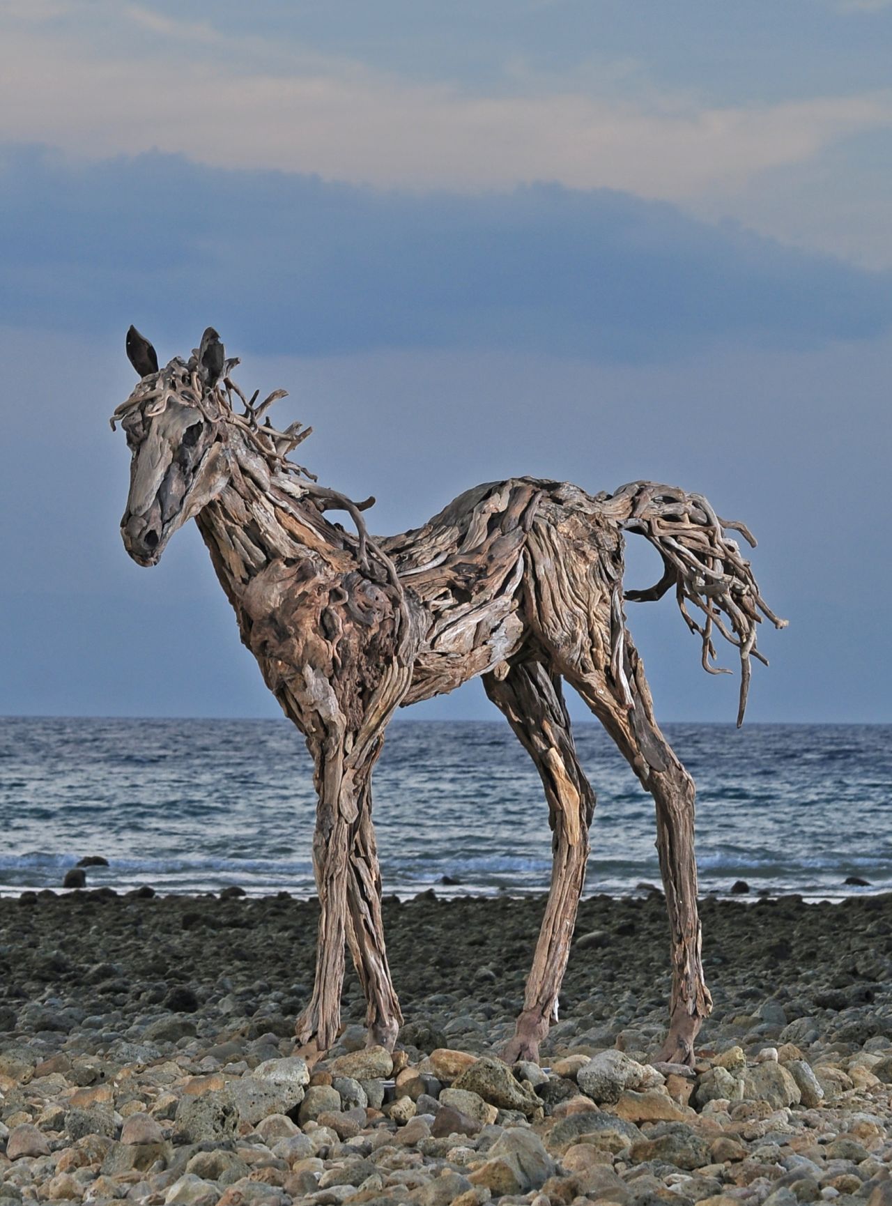 Doran-Webb sources the driftwood from a network of gatherers across the network of islands that make up The Philippines.