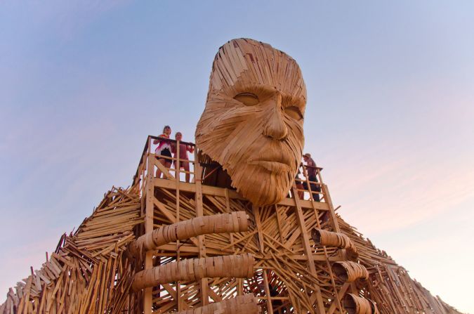 The AfrikaBurn festival springs up literally in the middle of nowhere. After it's finished, everything is dismantled and the site returns to wilderness.