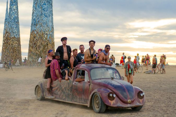 Money is no good at the festival. The only thing to buy is ice. Otherwise AfrikaBurn runs on a gifting economy in which everyone is expected to give something to others. Like a ride.