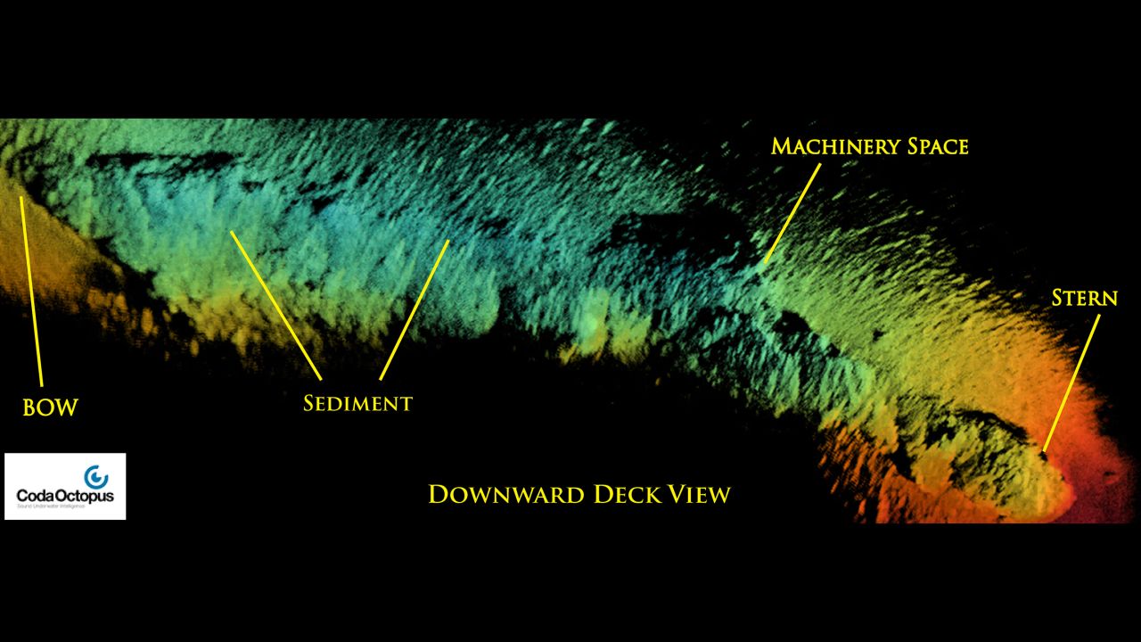 The sonar images of the SS City of Rio de Janeiro are part of the National Oceanic Atmospheric Administration's two-year study to map shipwrecks in the Golden Gate National Recreation Area and Gulf of the Farallones National Marine Sanctuary.
