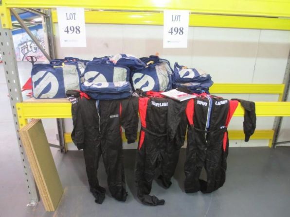 Motorsport collectors might also be interested in bidding for the fireproof suits worn by members of the team during pit stops.